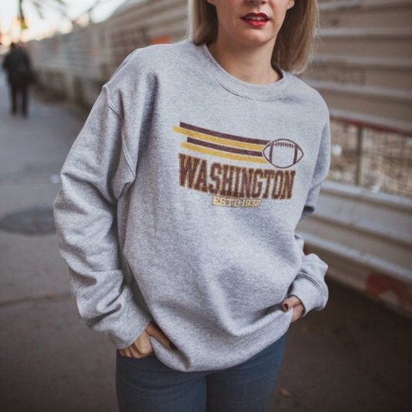 Vintage Washington Sweatshirt Washington Fan Crewneck Sweatshirt - Picture 1 of 1